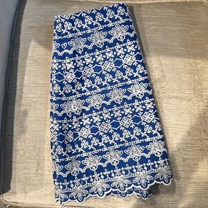Like new: Loft Blue & White Skirt